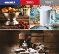 products of Adler Sp. Z O.o., home appliances,kitchenware,rtv,audio,kettle
