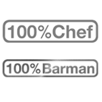 100%chef & 100%barman